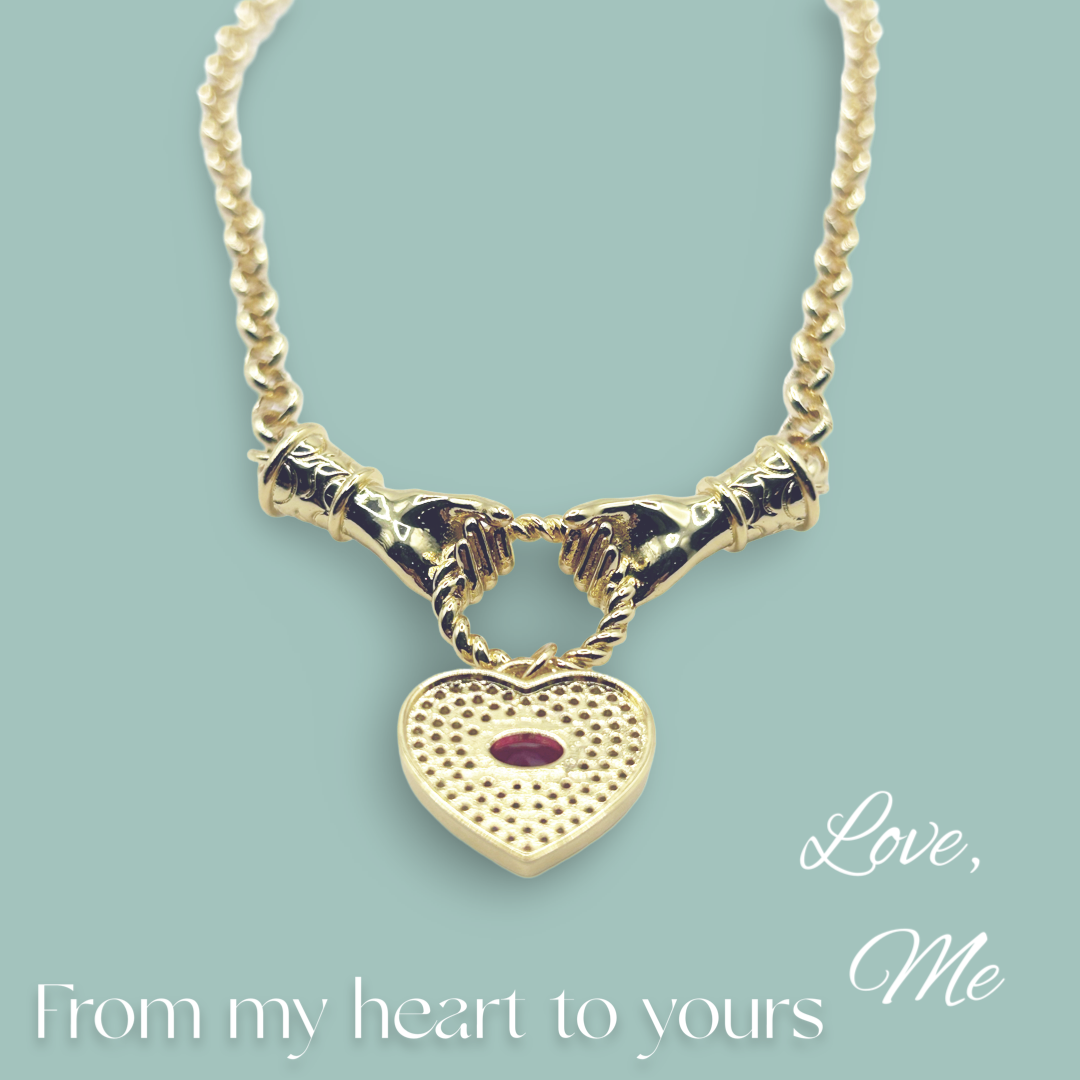 My Ruby Heart Necklace
