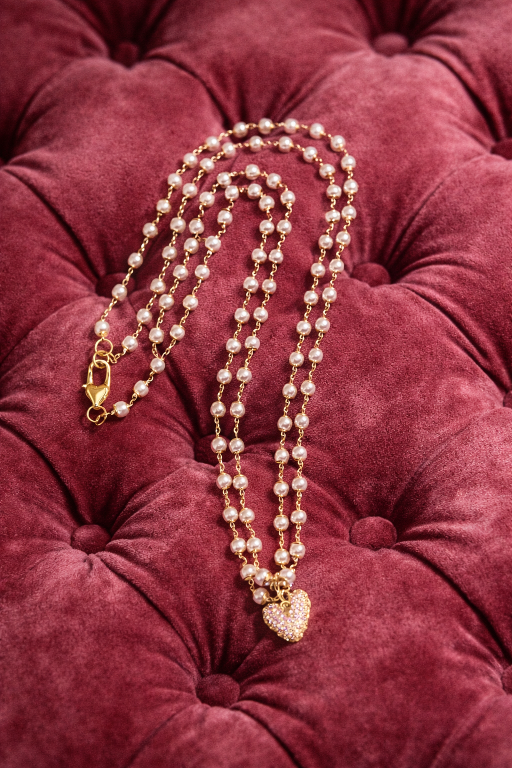 Pearls of the Heart Necklace
