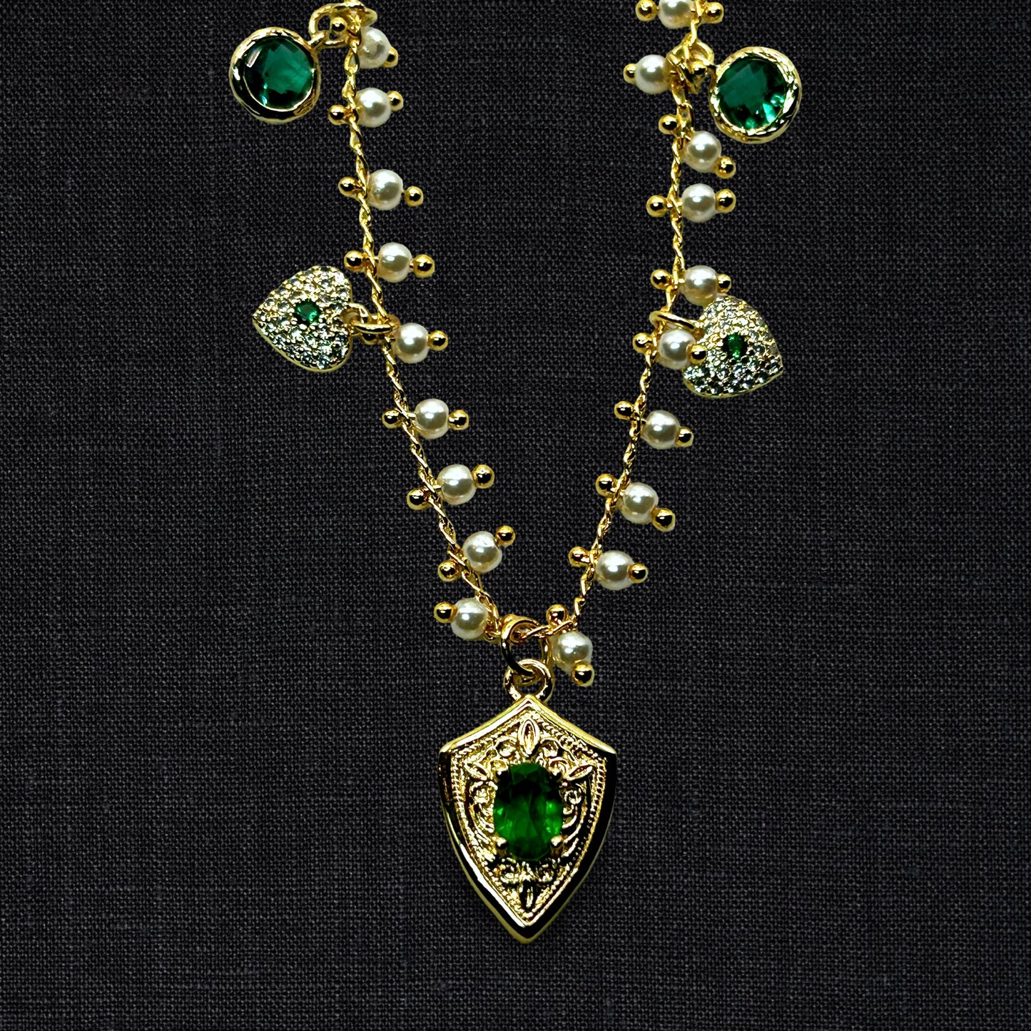 Emerald Whisper Necklace