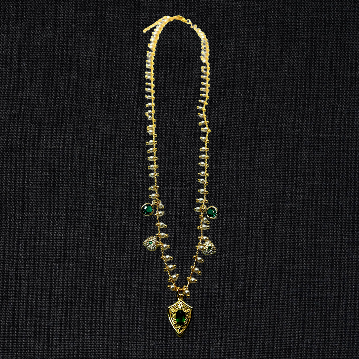 Emerald Whisper Necklace