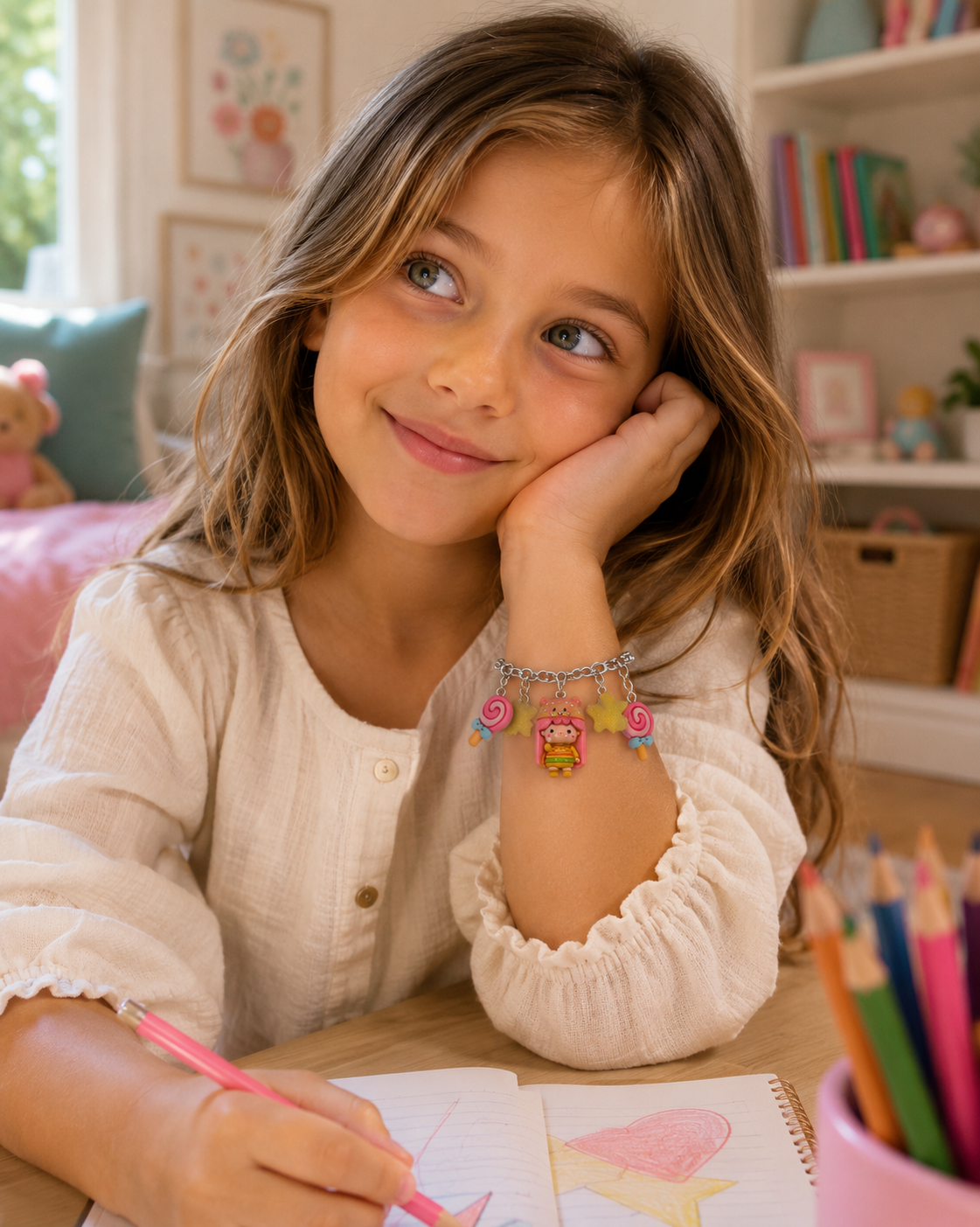 Little Burger Girl Bracelet