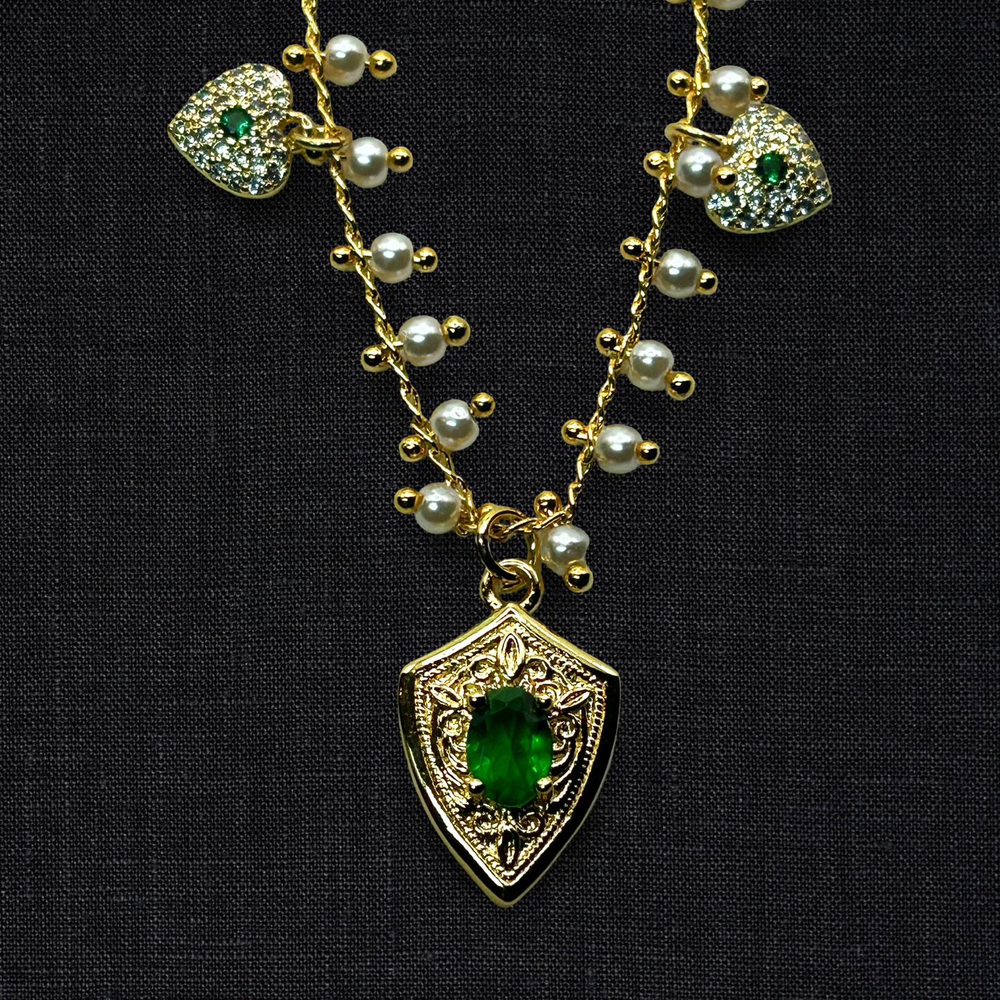 Emerald Whisper Necklace