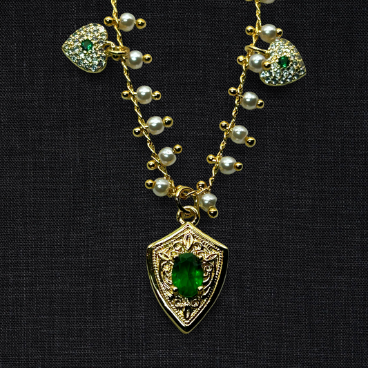 Emerald Whisper Necklace