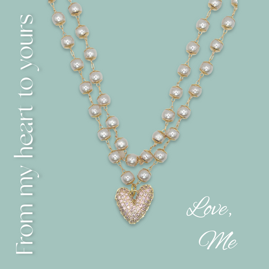Pearls of the Heart Necklace