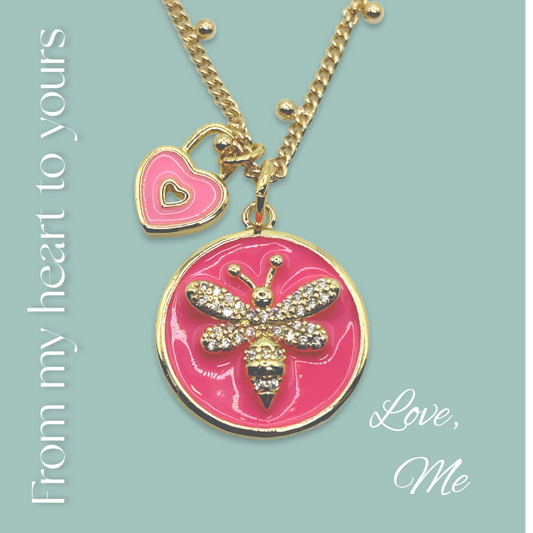 Busy Bee-ing In Love Necklace